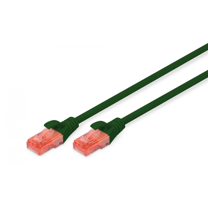 Καλώδιο Δικτύου Digitus Cat6 U/UTP 2xRJ45 1.0m Green LSZH