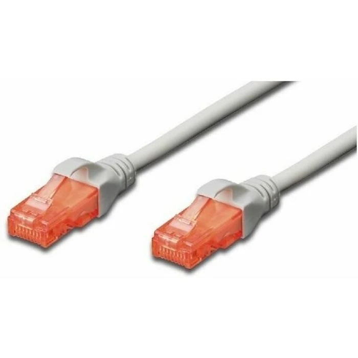 Καλώδιο Δικτύου Digitus Cat6 U/UTP 2xRJ45 7.0m Gray lever protection