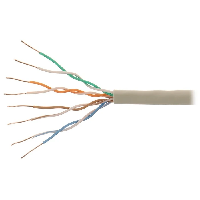 Καλώδιο Δικτύου Digitus Roh-Patchkabel Cat6 U/UTP tw.Pair 305m Gray AWG26/7