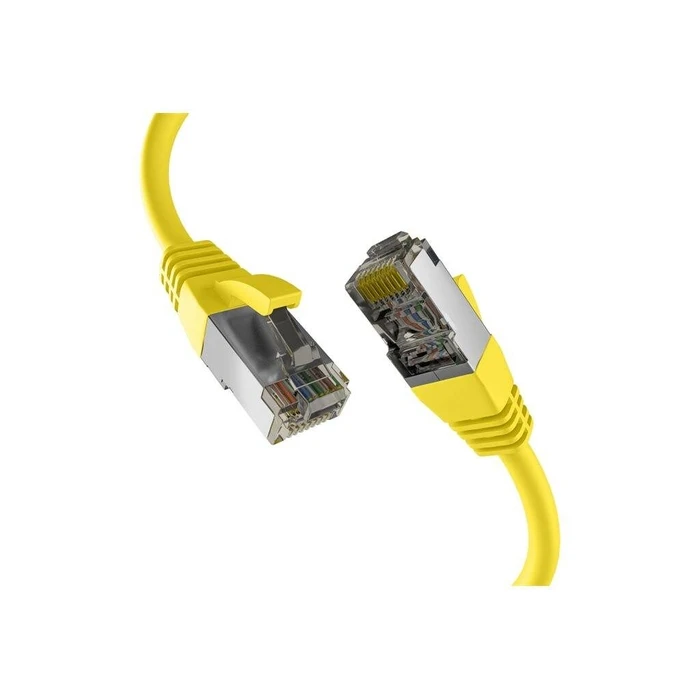 Καλώδιο Δικτύου EFB CAT8.1 Yellow 0.50m RJ45 S/FTP PIMF