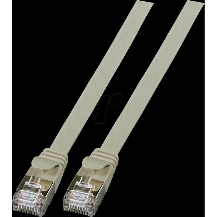 Καλώδιο Δικτύου EFB RJ45 Flachpatchkabel U/FTP, Cat.6A, PVC, 0.5m, Gray