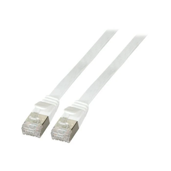 Καλώδιο Δικτύου EFB RJ45 Flachpatchkabel U/FTP, Cat.6A, PVC, 1m, White