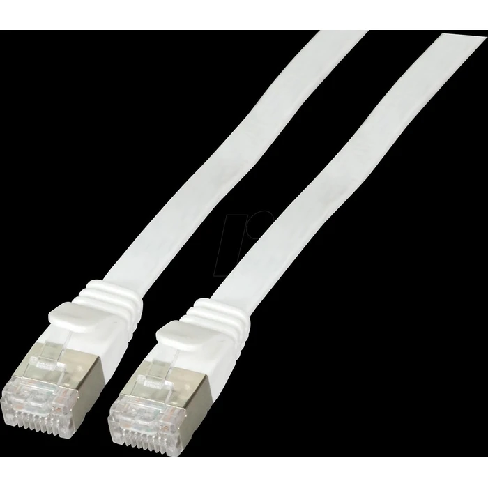 Καλώδιο Δικτύου EFB RJ45 Flachpatchkabel U/FTP, Cat.6A, PVC, 1m, White