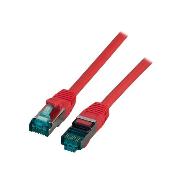 Καλώδιο Δικτύου EFB RJ45 S/FTP, Cat.6A, LSZH, 0.15m, Red