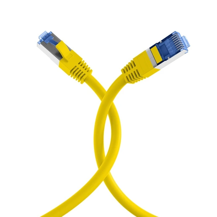 Καλώδιο Δικτύου EFB RJ45 S/FTP,Cat.6A,Cat7 TPE superflex,2m,Yellow