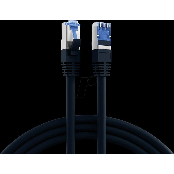 Καλώδιο Δικτύου EFB RJ45 S/FTP,Cat.6A,Cat7 TPE superflex,30m,sw
