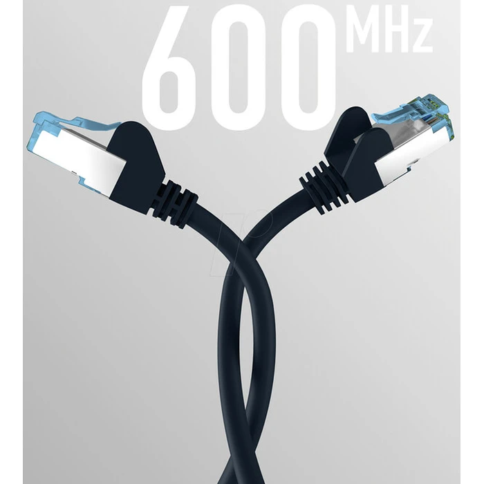 Καλώδιο Δικτύου EFB RJ45 with CAT7 Raw Black 50m