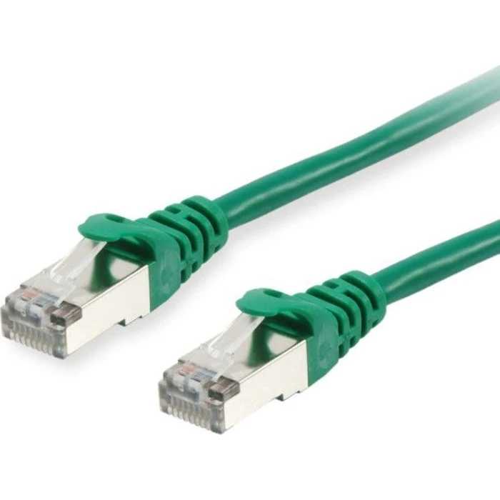 Καλώδιο Δικτύου Equip Cat6 S/FTP 2xRJ45 1.50m Green LSZH polybag