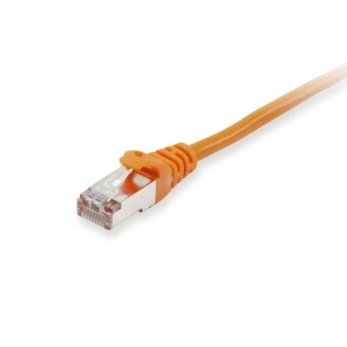 Καλώδιο Δικτύου Equip Cat6A S/FTP 2xRJ45 0.15m Orange LSZH polybag