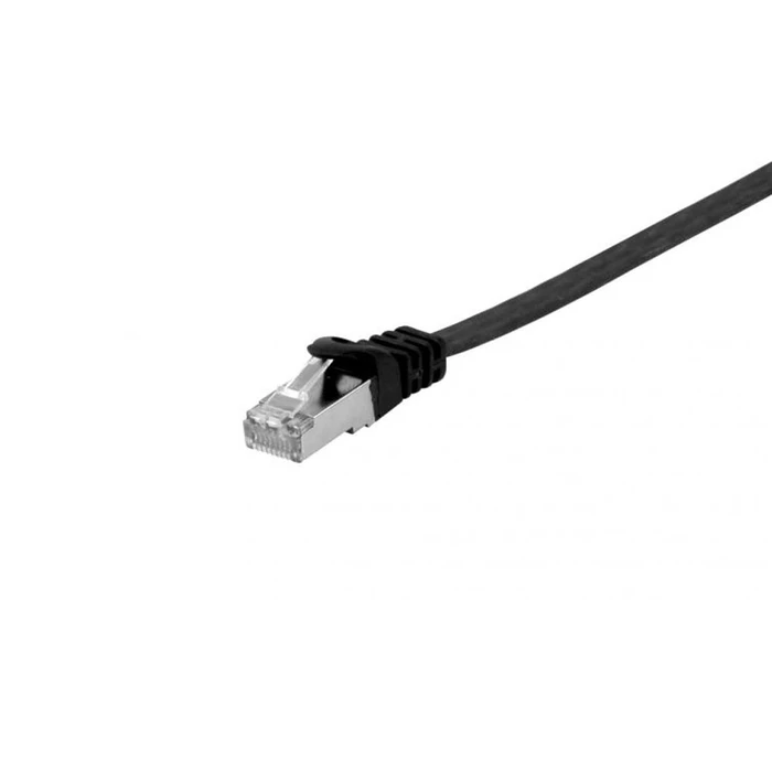 Καλώδιο Δικτύου Equip Cat6A U/FTP 2xRJ45 3.00m sw Flach LSZH polybag