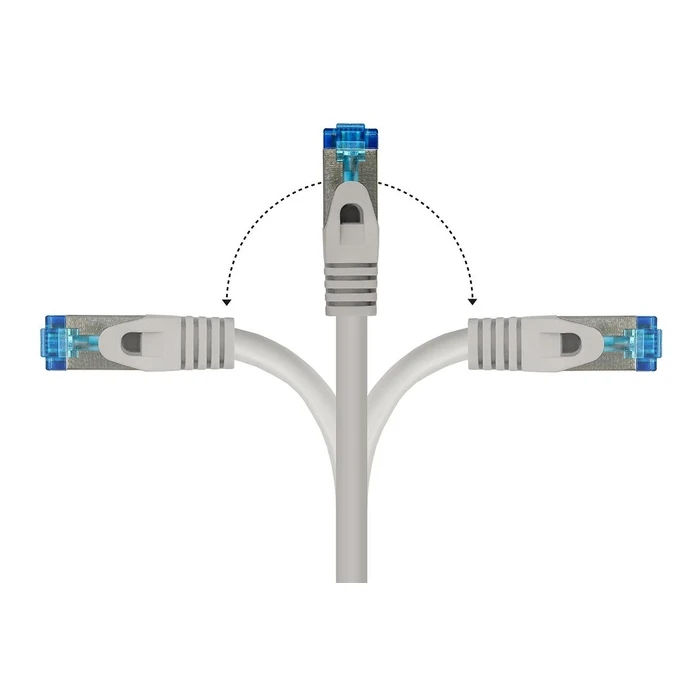 Καλώδιο Δικτύου Goodconnections Cat.6A SmartFLEX HF Gray 5m