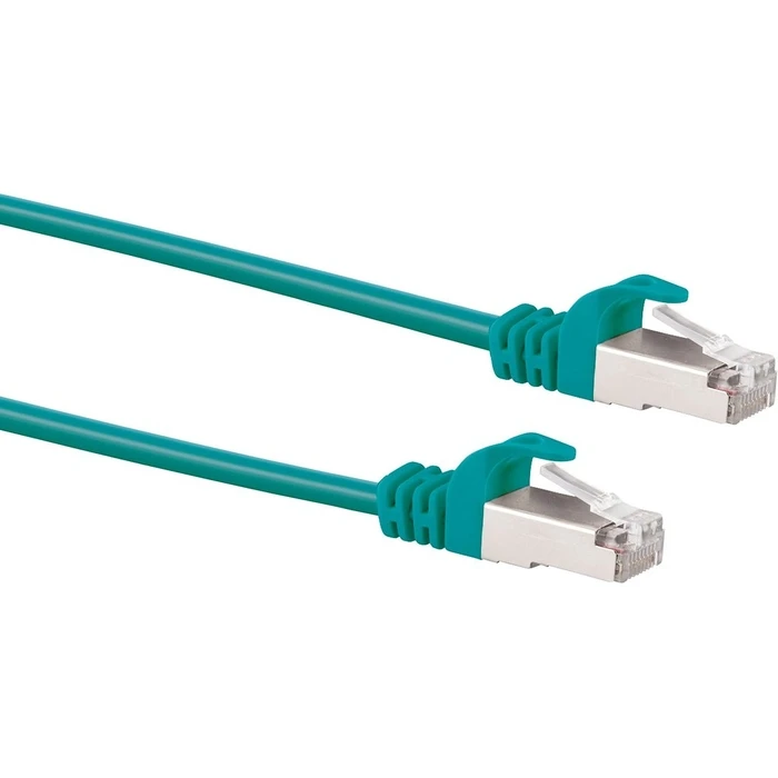 Καλώδιο Δικτύου Schwaiger CAT6 SF/UTP M/M 2,00m turquoise