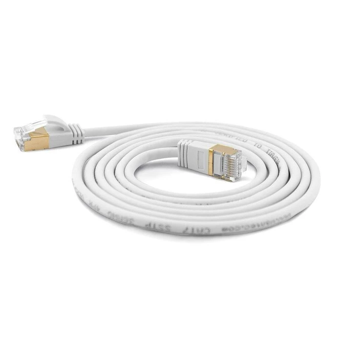 Καλώδιο Δικτύου Wantec SSTP CAT7 Ste. CAT6a d=4mm 0,10m White
