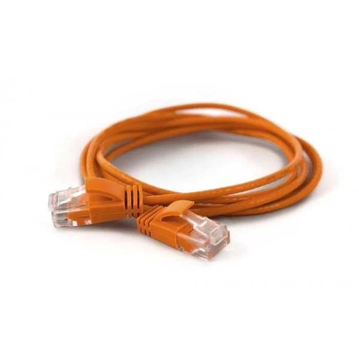 Καλώδιο Δικτύου Wantec UTP CAT6a d=2,8mm 0,20m Orange