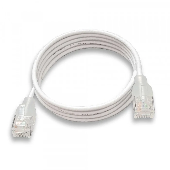 Καλώδιο Δικτύου Wantec UTP CAT6a eGlow d=2,8mm 3,00m White