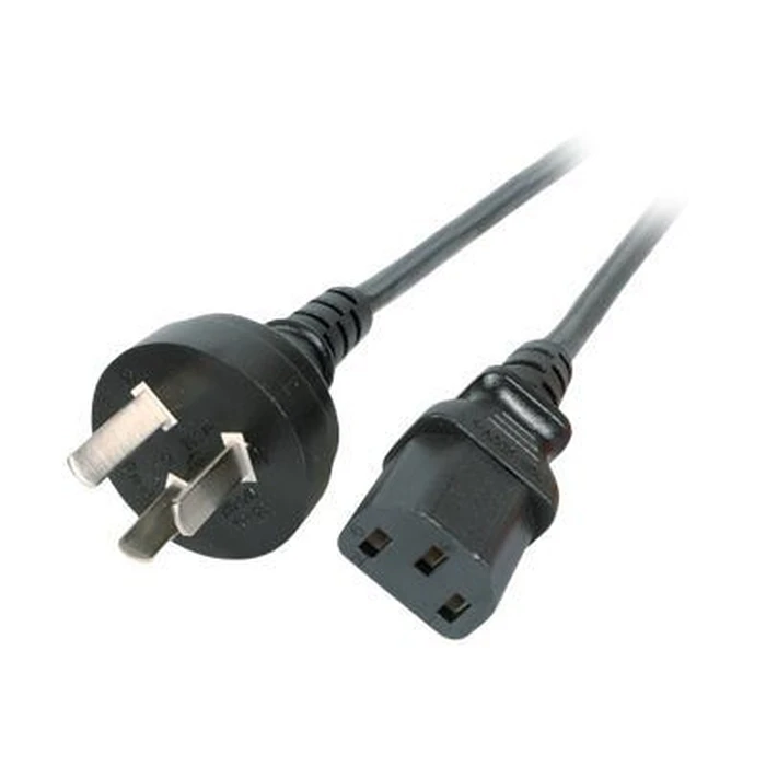 Καλώδιο Τροφοδοσίας EFB China - C13 180°, Black, 1.8 m, 3 x 0.75m