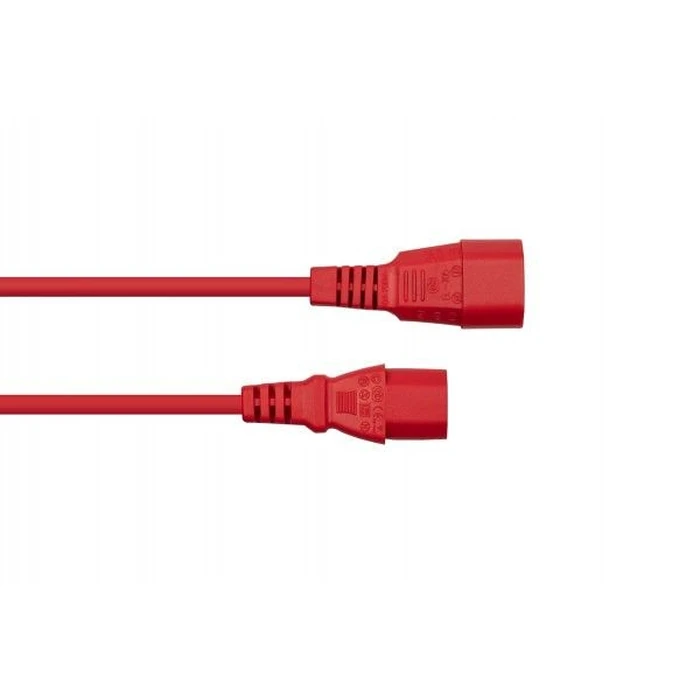 Καλώδιο Τροφοδοσίας Kabelmeister IEC C14 to C14 Red 3m