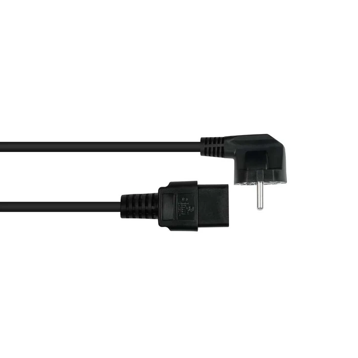 Καλώδιο Τροφοδοσίας Kabelmeister protective-St. (90° gew.) to C19 schw. 1,8m