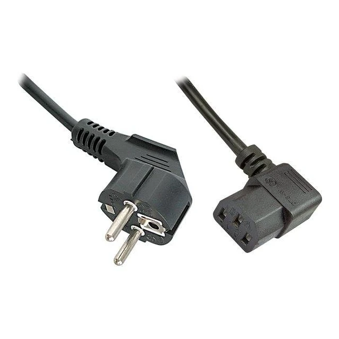 Καλώδιο Τροφοδοσίας Lindy IEC abangled Schuko to C13 5m