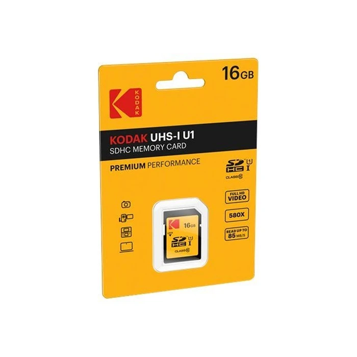 Κάρτα Μνήμης SD 16GB Kodak UHS-I U1 V10 Premium