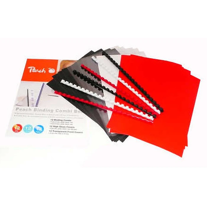 Κιτ Βιβλιοδεσίας Peach cover + spine 6mm&8mm je 12 pieces A4