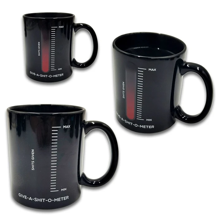 Κούπα Mad Monkey - Tasse "Give a Shit" - with color change