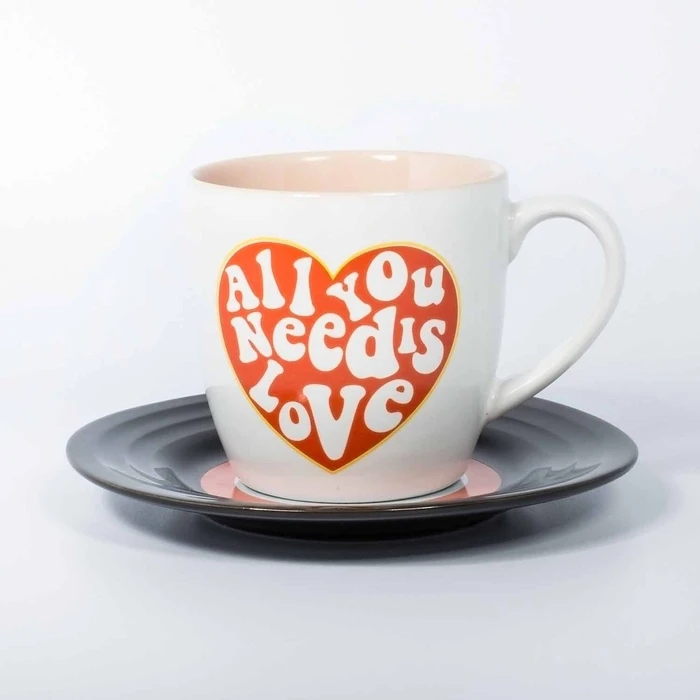 Κούπα Thumbs up! Tasse "All you need is love" 270ml White