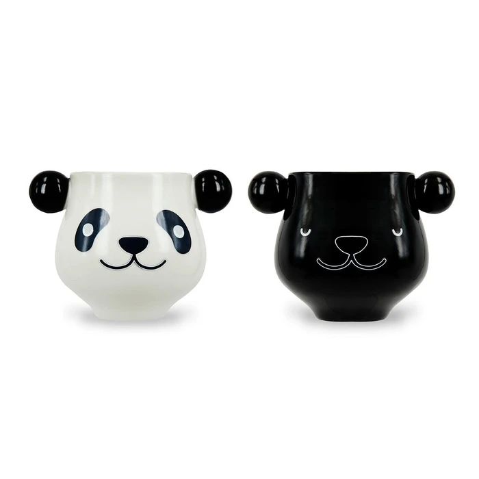 Κούπα Thumbs up! Tasse "Panda" Farbwechsel 400ml White/Black