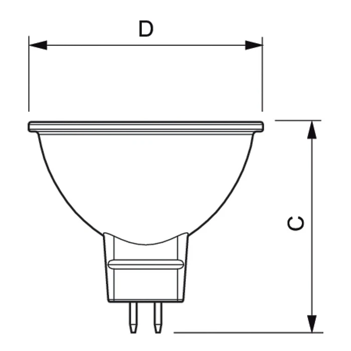 Λάμπα LED Philips CorePro spot 827 MR16 345lm 4,4W 2700K GU5.3