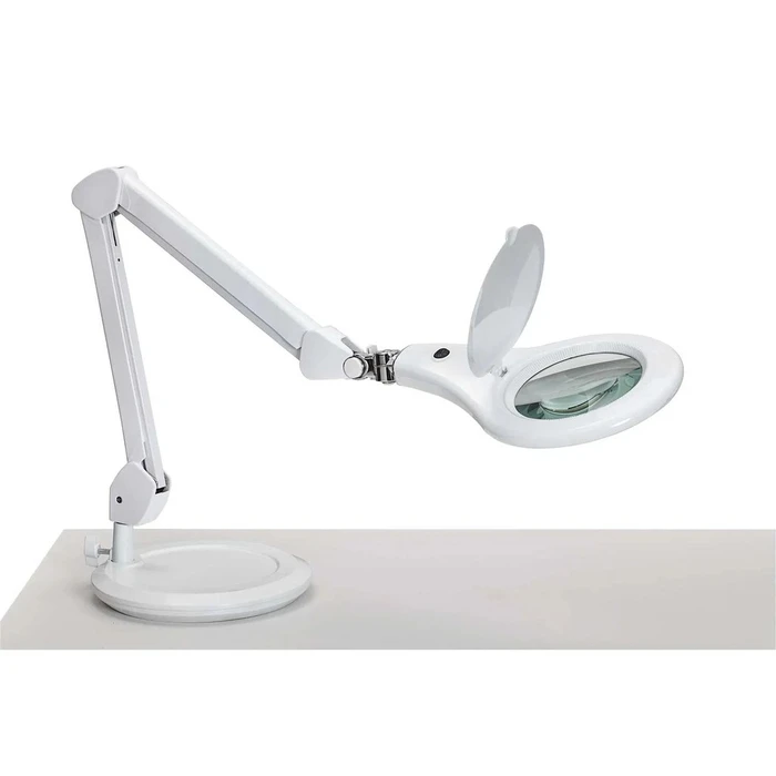 Λάμπα Μεγεθυντικός Maul LED Makro with stand White