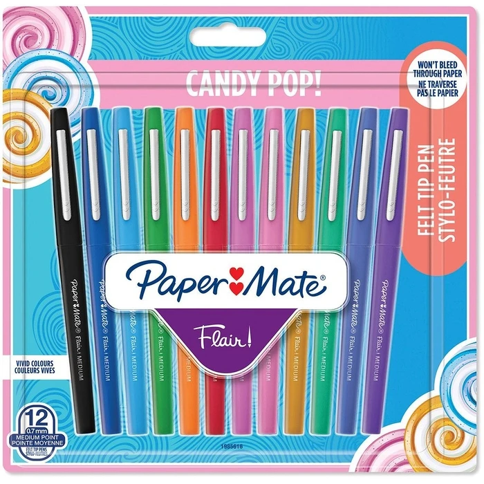 Μαρκαδόροι Papermate fiber Flair Candy Pop