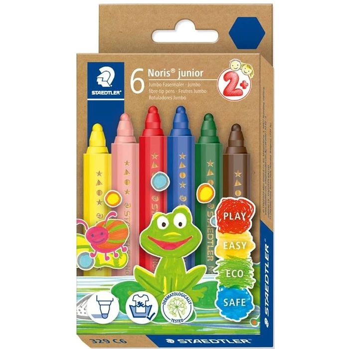 Μαρκαδόροι Staedtler Fasermaler Noris junior Jumbo 6er-Set