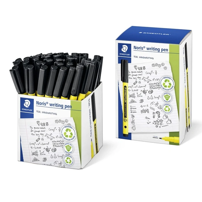 Μαρκαδόροι Staedtler Fineliner Noris writing 0,6mm 50Stk. Black