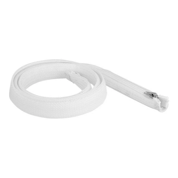 Σπιράλ Καλωδίων Delock Braided sleeving zipper heat-resistant 1mx20mm white