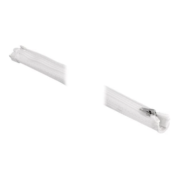 Σπιράλ Καλωδίων Delock Braided sleeving zipper heat-resistant 1mx20mm white