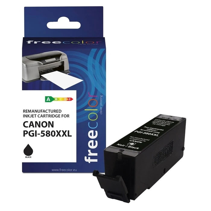 Μελάνι Συμβατό Freecolor Canon PGI-580XXL Black remanufactured