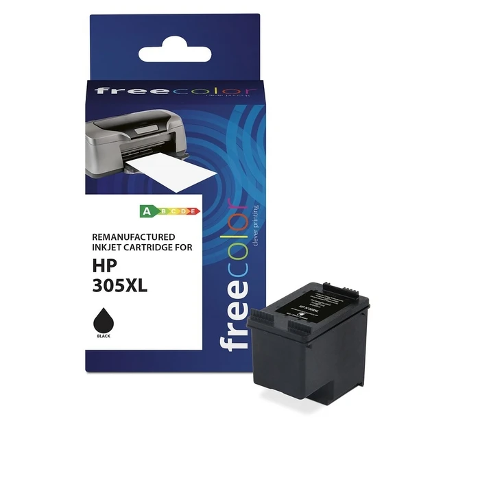 Μελάνι Συμβατό Freecolor HP 305XL Black remanufactured