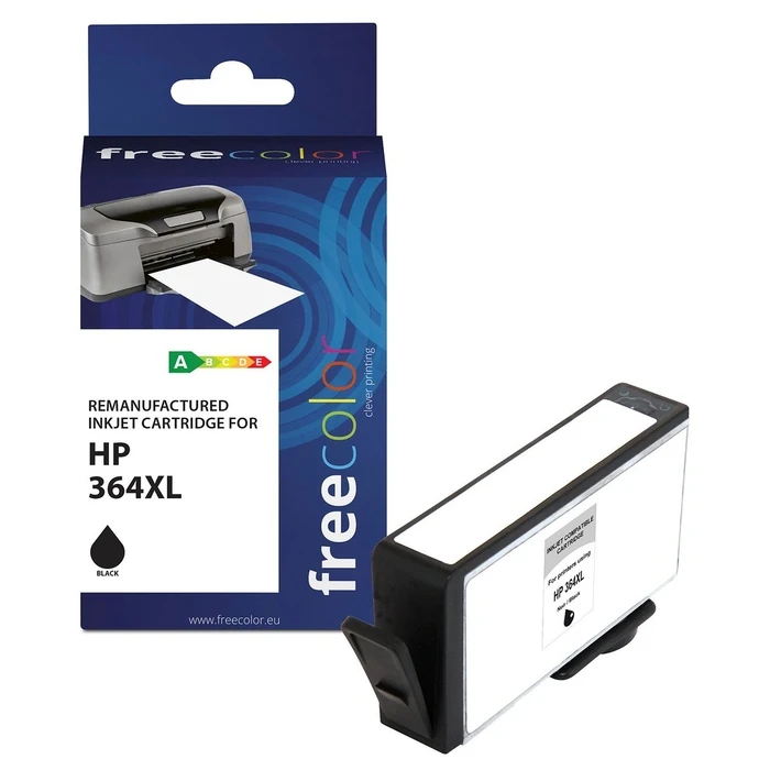 Μελάνι Συμβατό Freecolor HP 364XL Black remanufactured