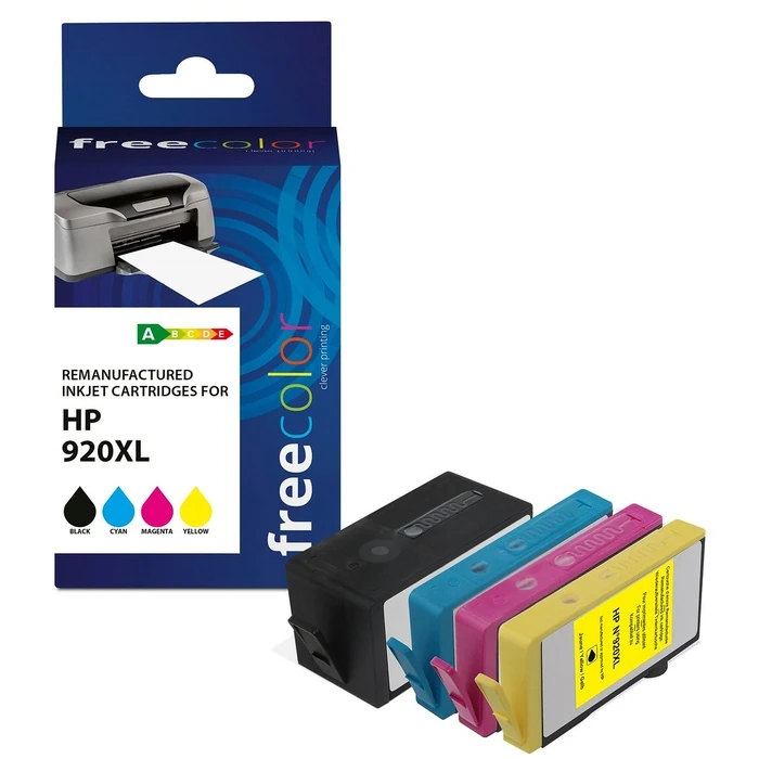 Μελάνι Συμβατό Freecolor HP 920XL color BK/C/M/Y remanufactured
