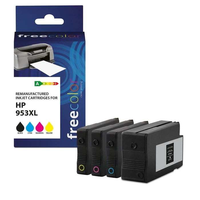 Μελάνι Συμβατό Freecolor HP 953XL color BK/C/M/Y remanufactured