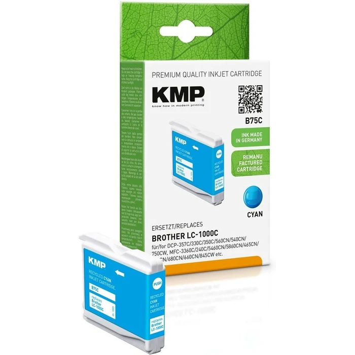 Μελάνι Συμβατό KMP Brother LC-1000C LC51C 400 S. cyan remanufactured