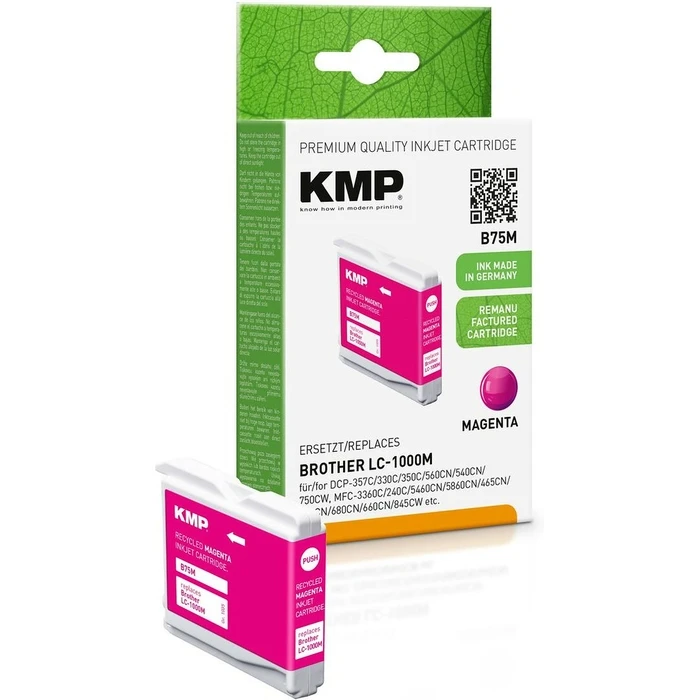 Μελάνι Συμβατό KMP Brother LC-1000M LC51M 400 S. Magenta remanufactured
