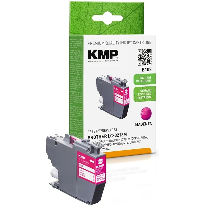 Μελάνι Συμβατό KMP Brother LC-3213M Magenta 400 S. B102 remanufact.