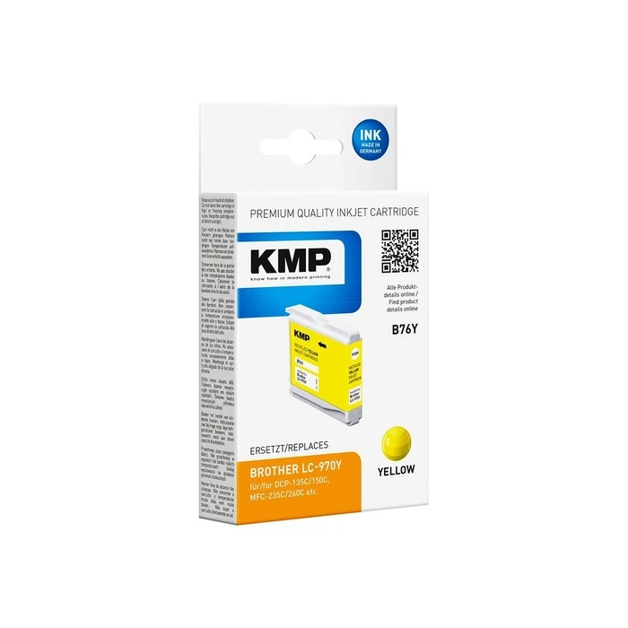 Μελάνι Συμβατό KMP Brother LC-970Y 300 S. Yellow
