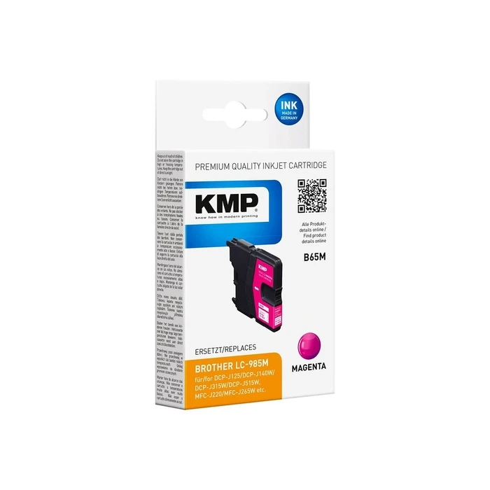 Μελάνι Συμβατό KMP Brother LC-985M 260 S. Magenta remanufactured