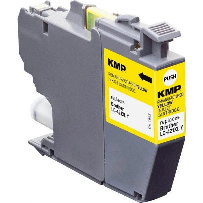 Μελάνι Συμβατό KMP Brother MFC-J1010DW LC421XLY Yellow 500S. 7ml remanufactured