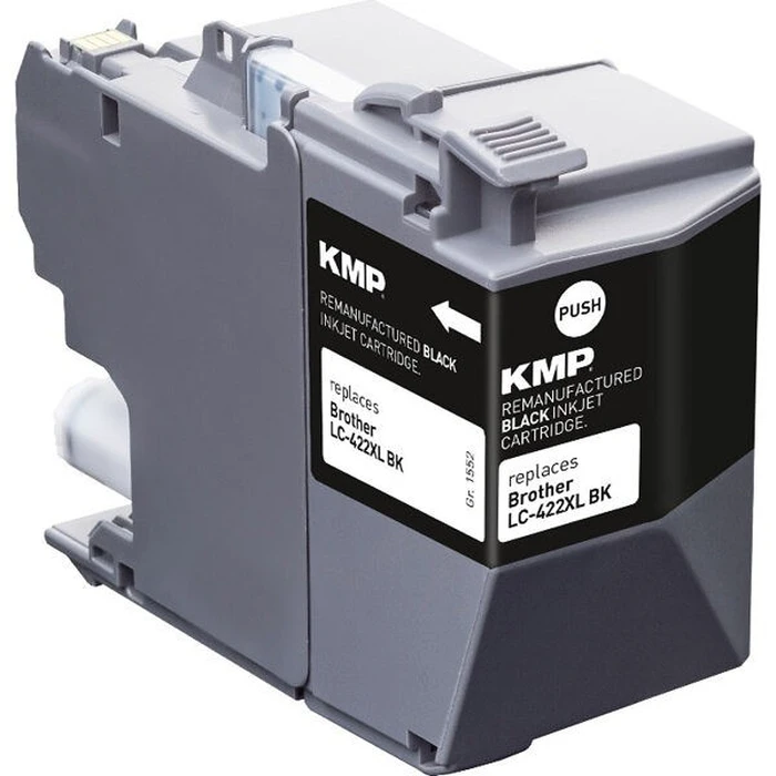 Μελάνι Συμβατό KMP Brother MFC-J5340DW LC422XLBK Black 3000S. 66ml remanufactured