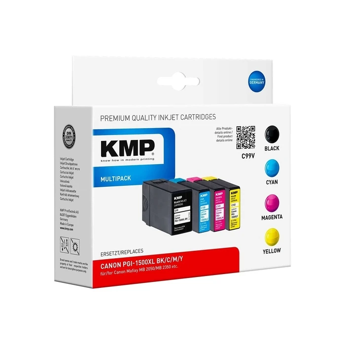 Μελάνι Συμβατό KMP Canon PGI1500XLY Multipack 780-1200S. C99V compatible