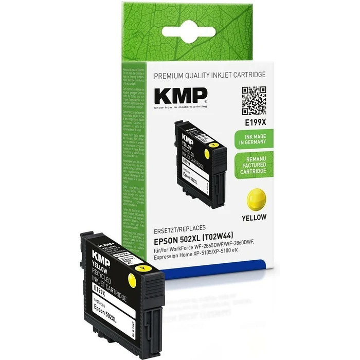 Μελάνι Συμβατό KMP Epson 502XL Yellow 470 S. E199X remanufactured
