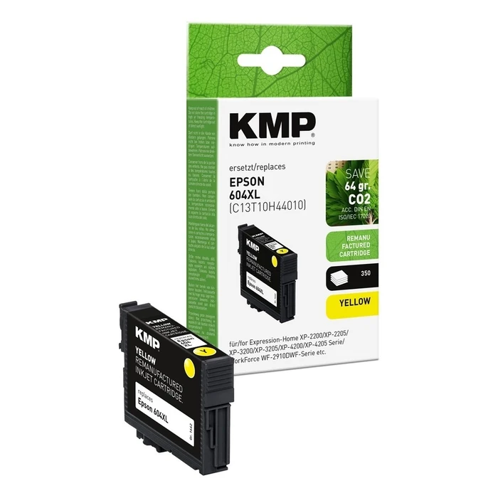 Μελάνι Συμβατό KMP Epson 604XL (T10H4) Yellow 350 S. 5ml remanufactured